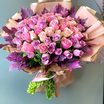 Bonita Renkli Gül Buketi