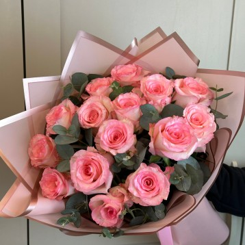 15 Adet Boulevard Gül Buketi