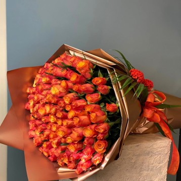 Carmen 101 Turuncu Gül