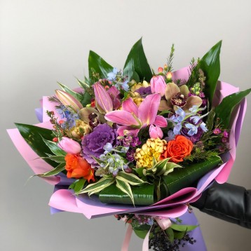 Ellis Pembe Mor Buket