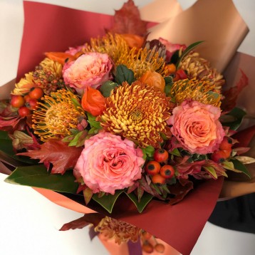 Galena Turuncu Somon Buket