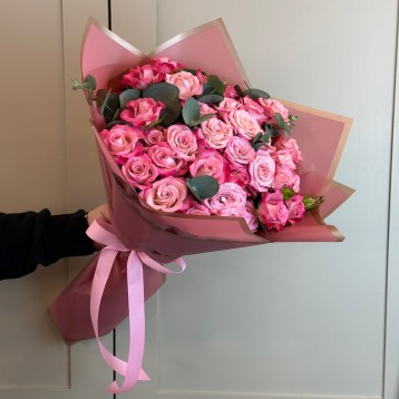 17 Adet Happy Chappy Spray Rose Buket