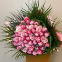 Katmerli Pembe Lale Buketi