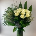 Leo Beyaz Gül Aranjmanı