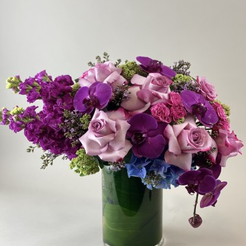 Maloja Mor Lila Çiçekler