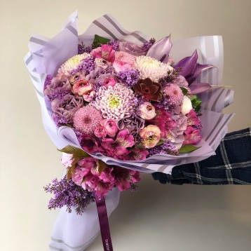 Minas Pembe Lila Çiçekler