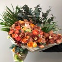 Palma Latte Turuncu Çiçekler