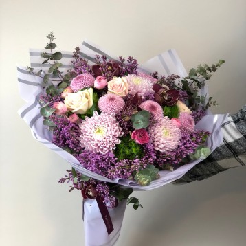 Pembe Lila Anastasia Buketi