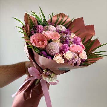 Pula Pembe Çiçekler