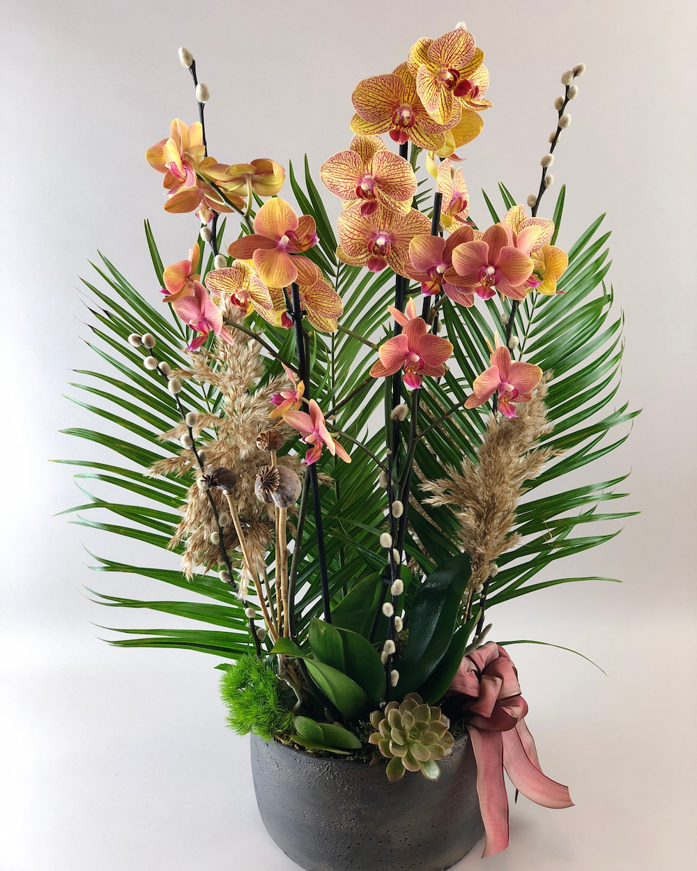 Deluxe Turuncu Orkide