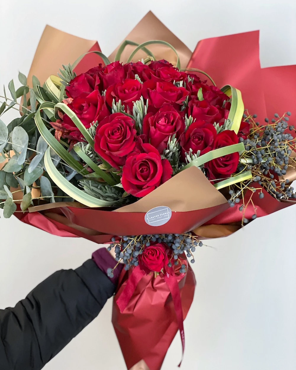 21 Kırmızı Gül Buketi