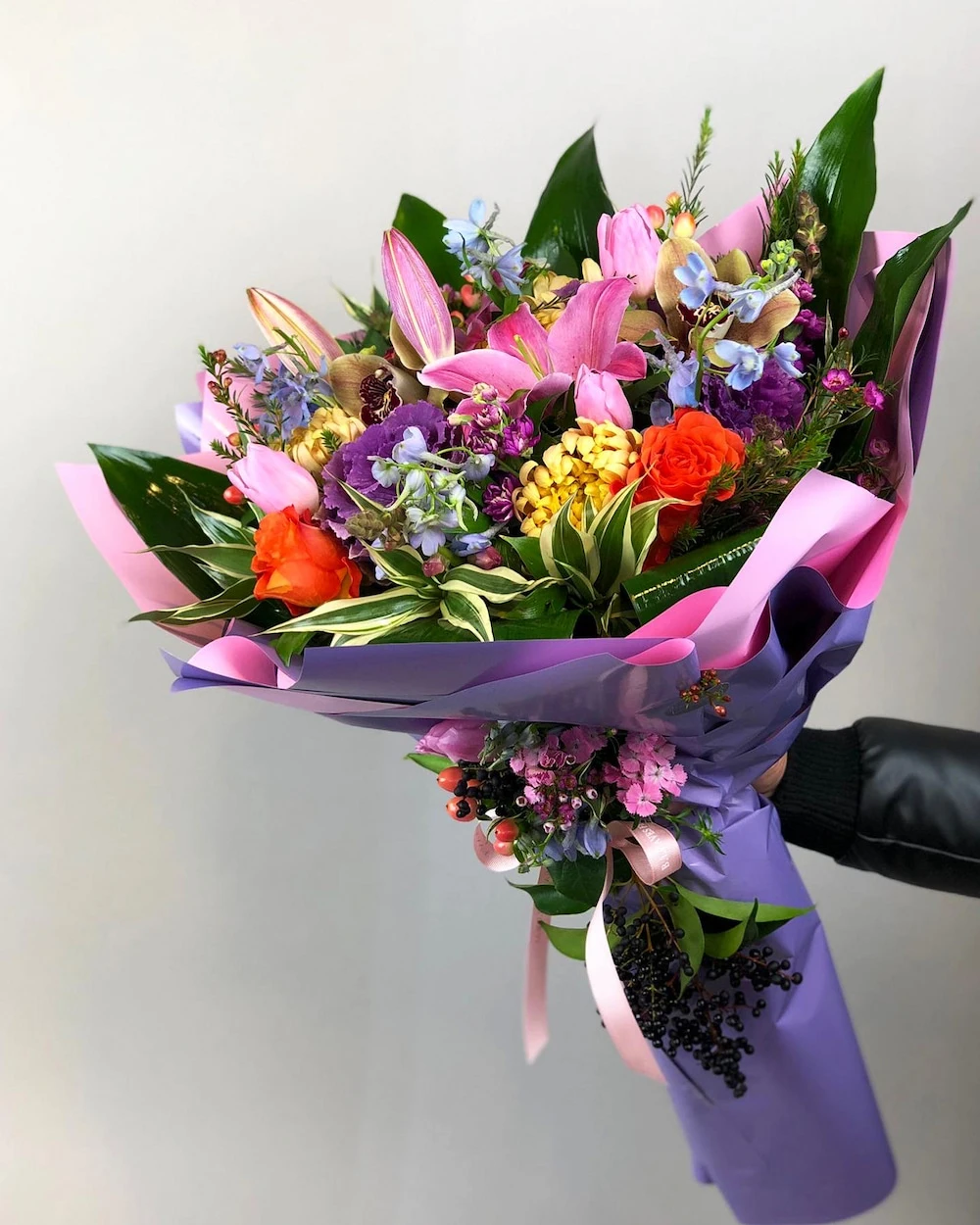 Ellis Pembe Mor Buket