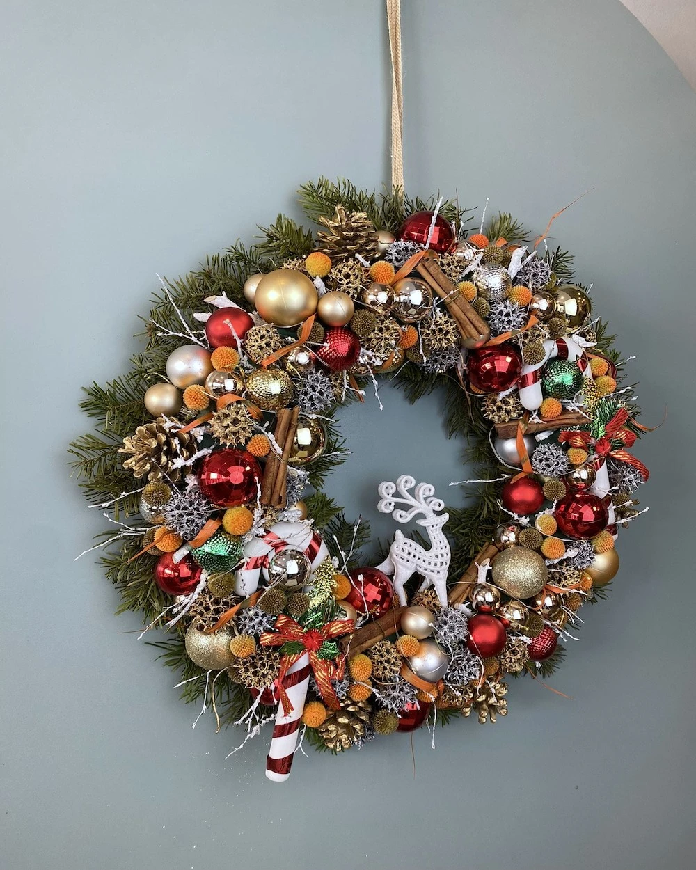 Moose Yılbaşı Kapı Süsü