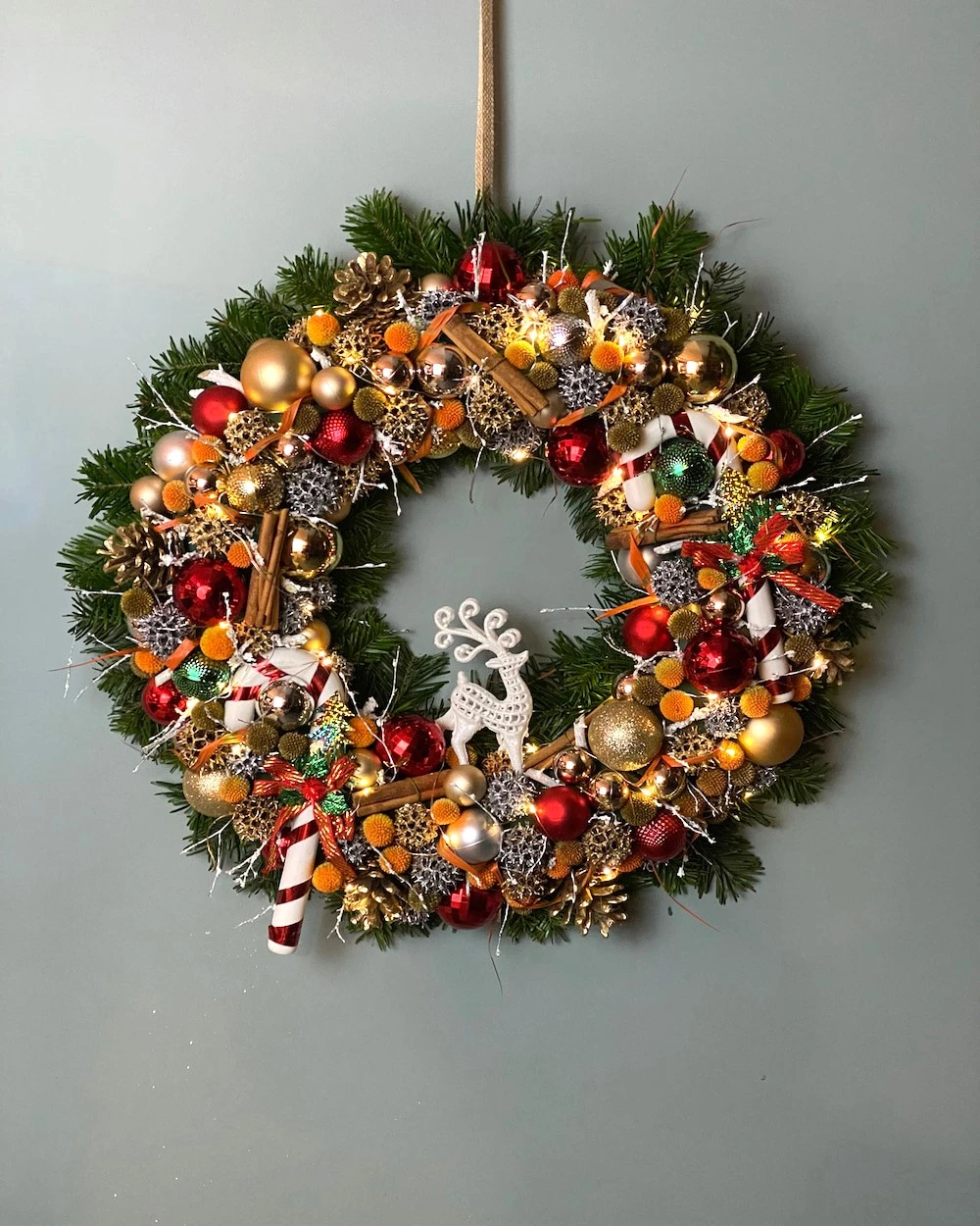 Moose Yılbaşı Kapı Süsü