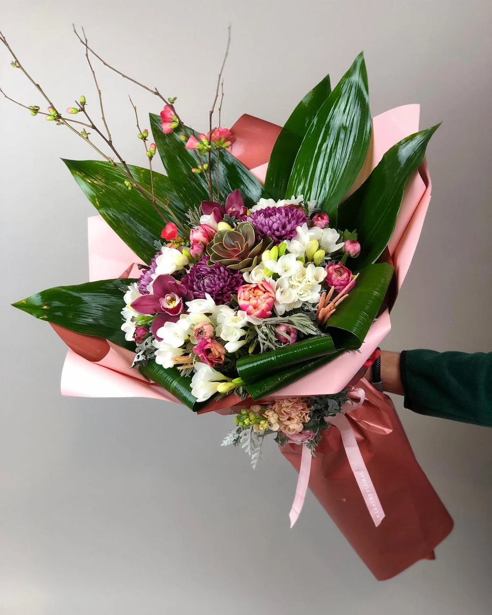 Otero Lila Beyaz Buket