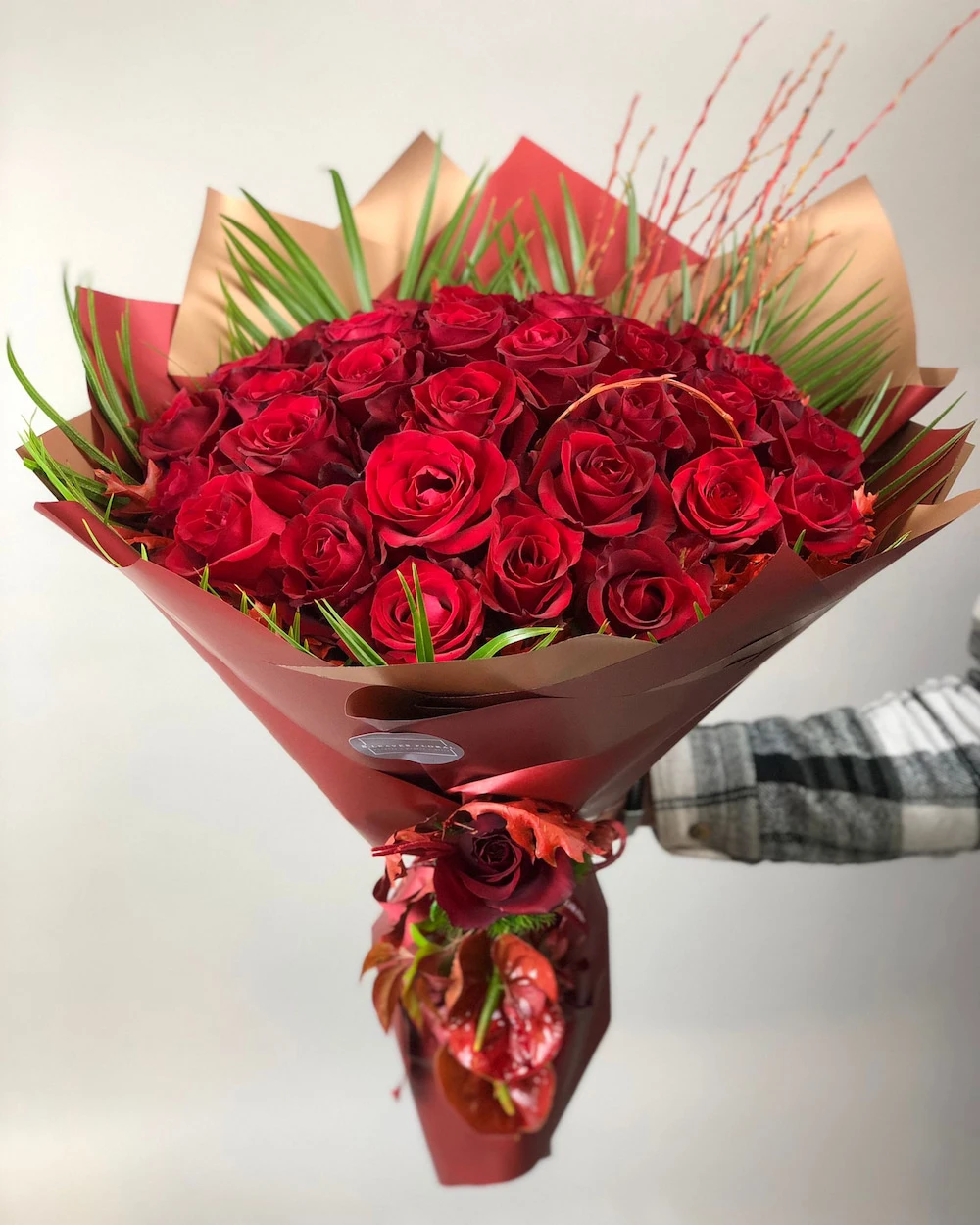 Ross 41 Kırmızı Gül Buketi