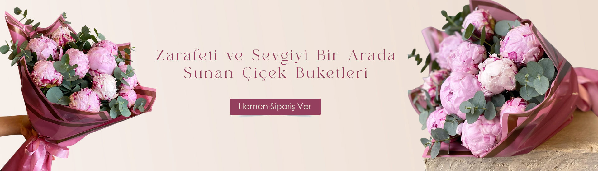 çiçek buketleri